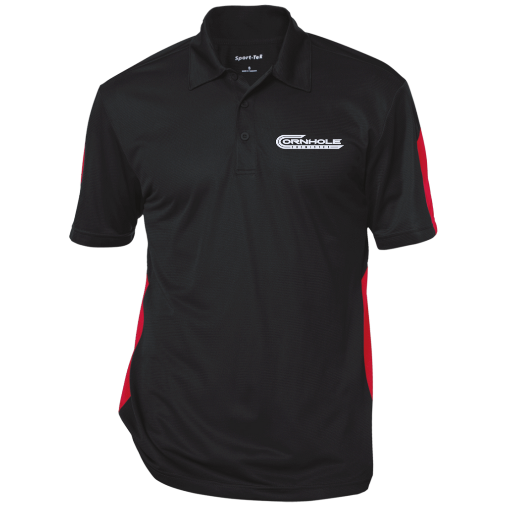 Cornhole Chemistry-Performance Textured Polo