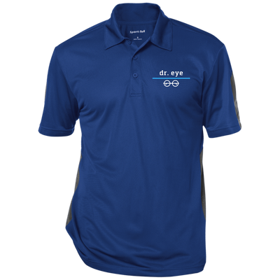 Dr. Eye-Performance Textured Three-Button Polo