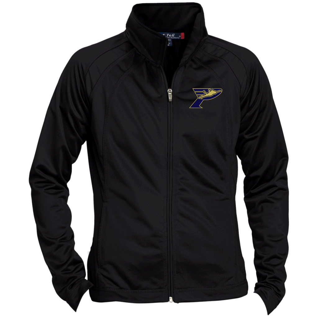 Pima Pilots-Ladies' Raglan Sleeve Warmup Jacket