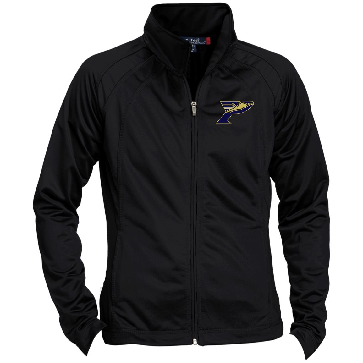 Pima Pilots-Ladies' Raglan Sleeve Warmup Jacket