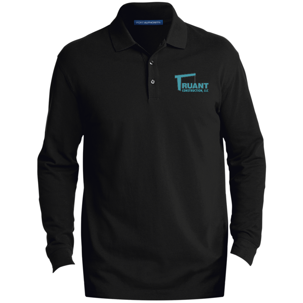 truant final polo K8000LS Men's EZCotton™ Long Sleeve Polo