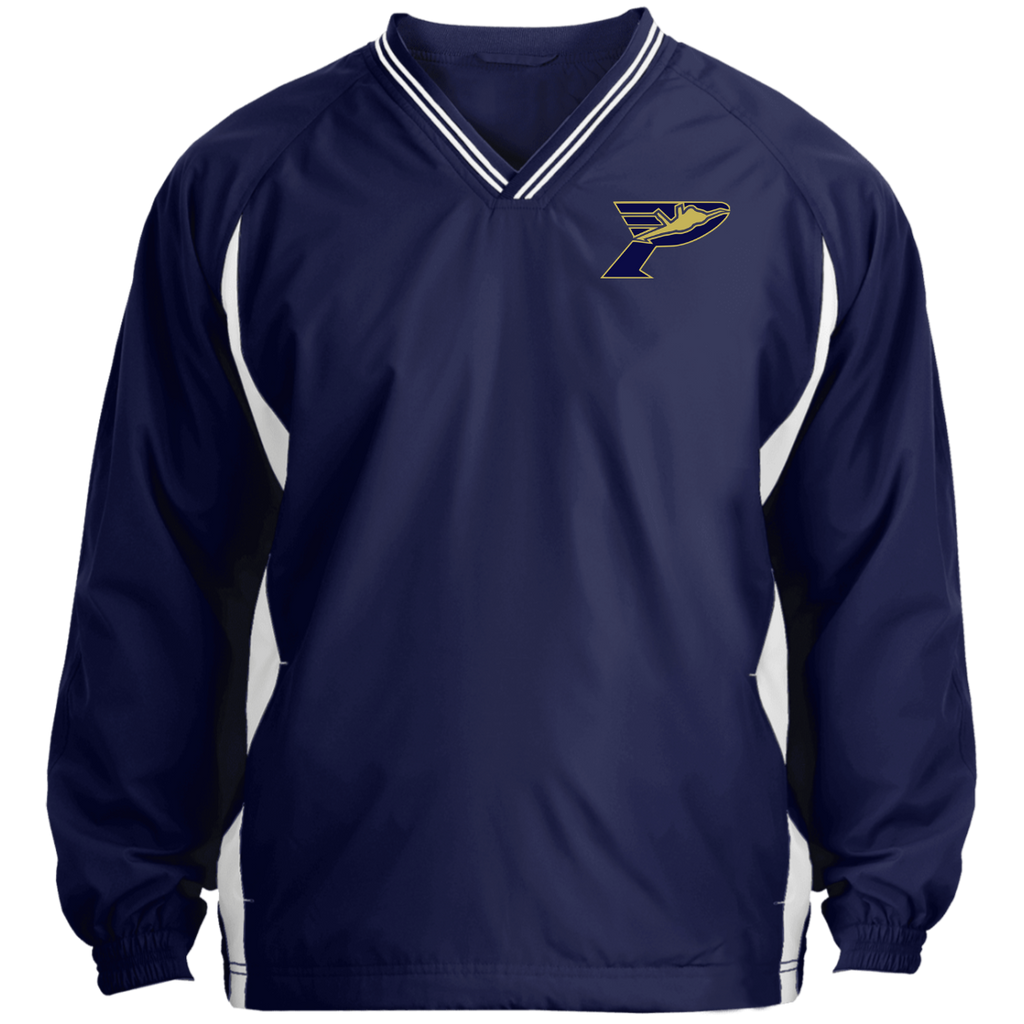 Pima Pilots-Tipped V-Neck Wind Shirt