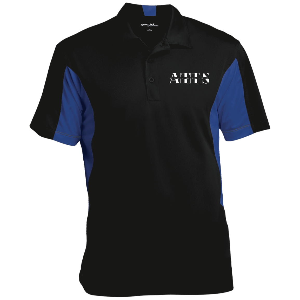 attswhite ST655 Men's Colorblock Performance Polo