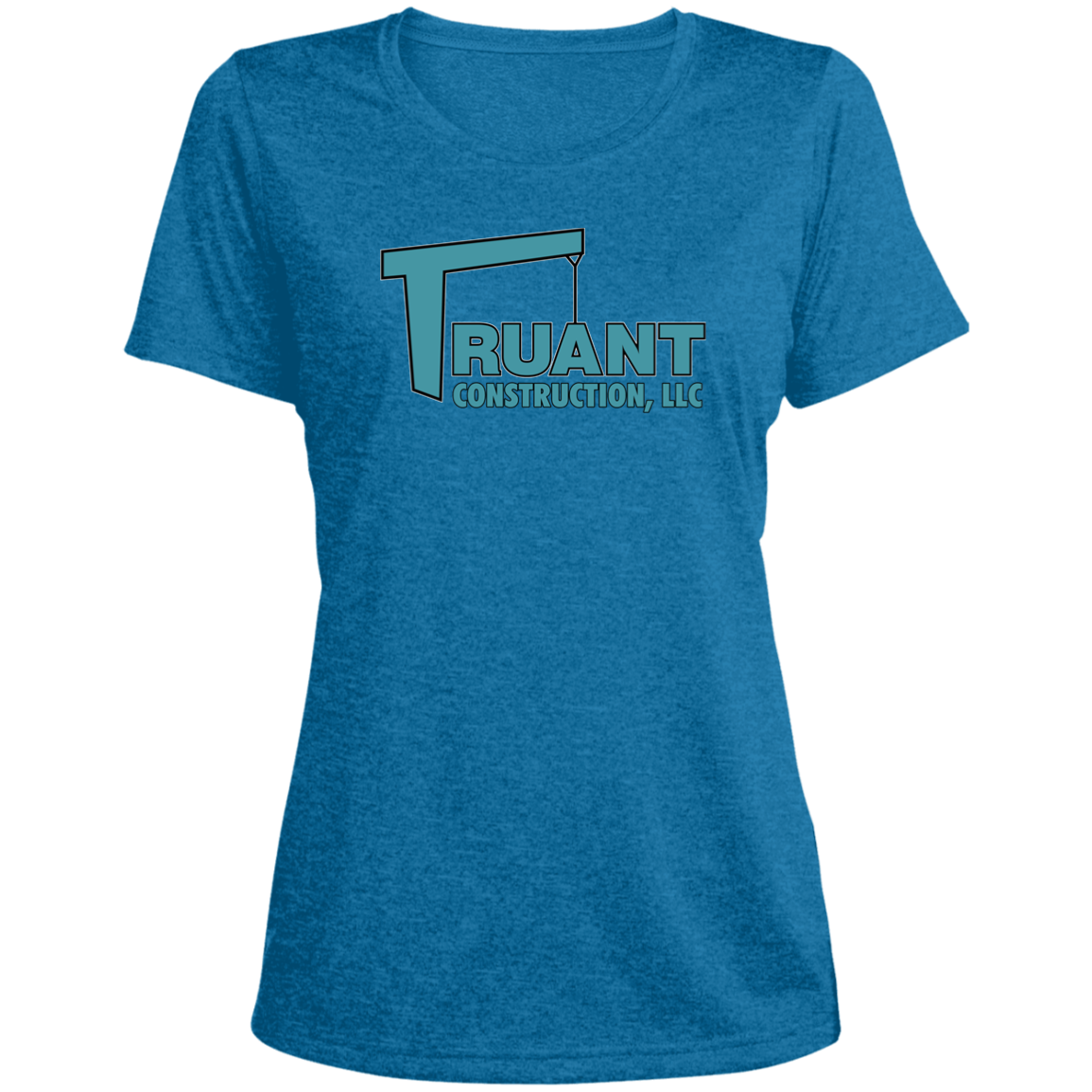 truant final polo LST360 Ladies' Heather Scoop Neck Performance Tee