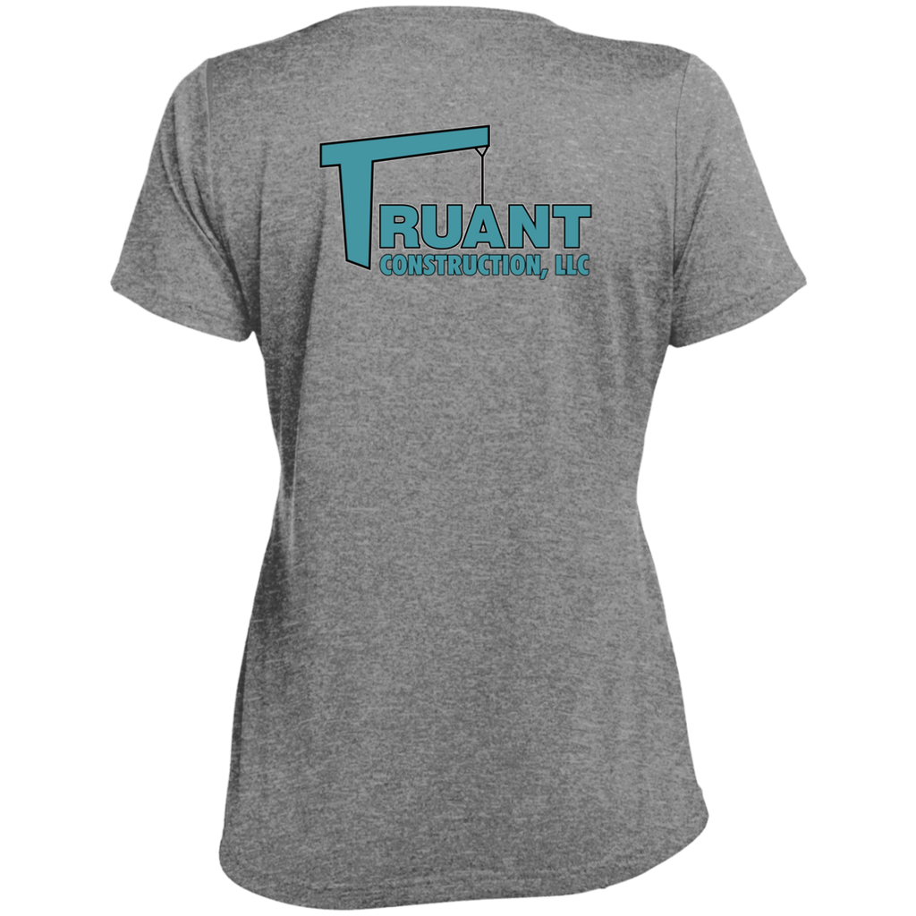 LST360 Ladies' Heather Scoop Neck Performance Tee