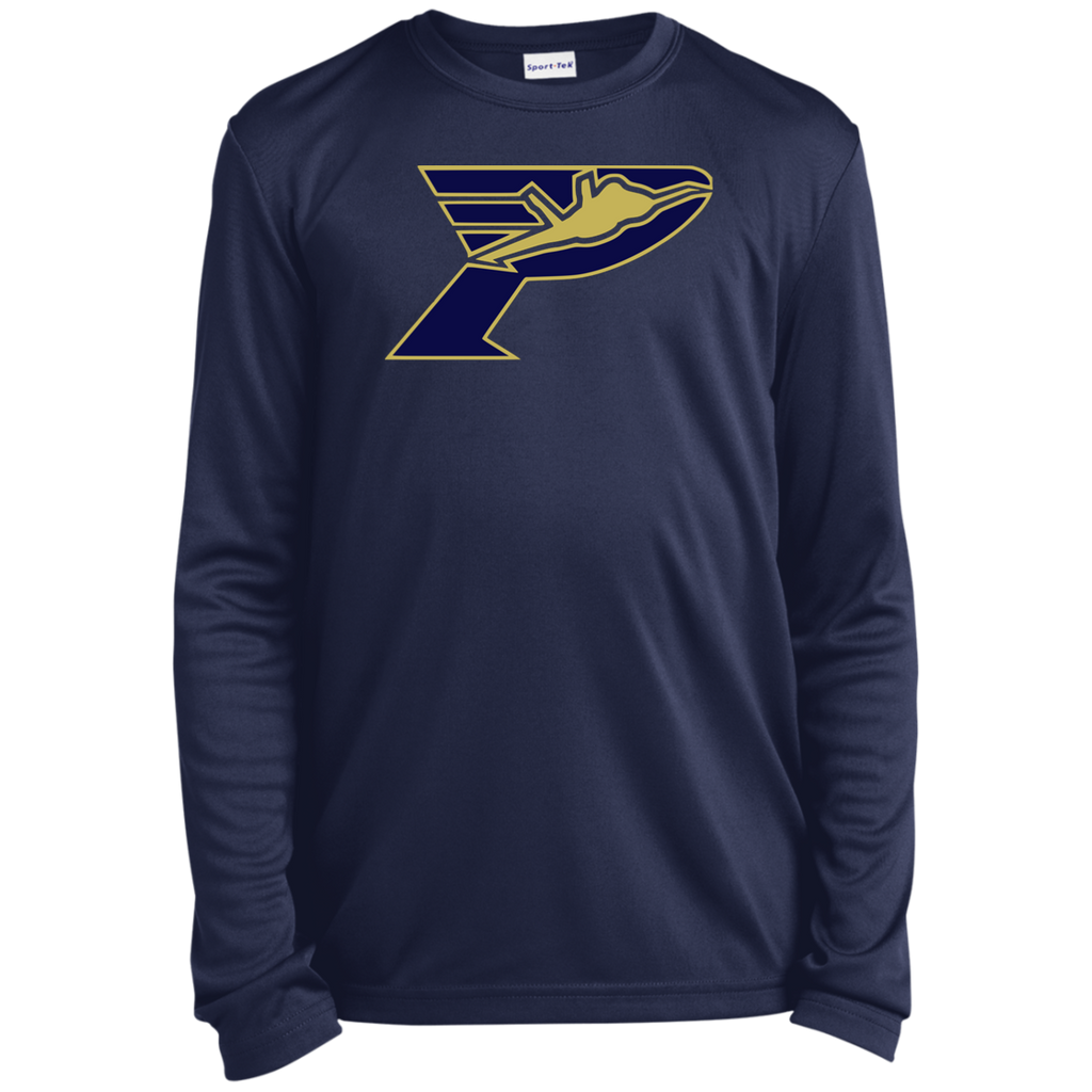Pima Pilots-Youth Long Sleeve Performance Tee