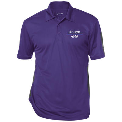 Dr. Eye-Performance Textured Three-Button Polo