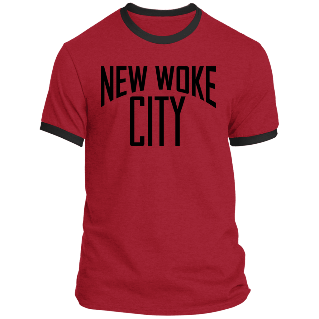 New Woke City-Ringer Tee