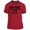 New Woke City-Ringer Tee