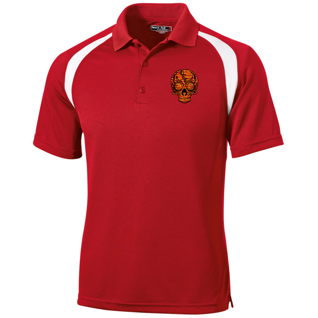 OCC SKULL 1 RED T476 Moisture-Wicking Tag-Free Golf Shirt