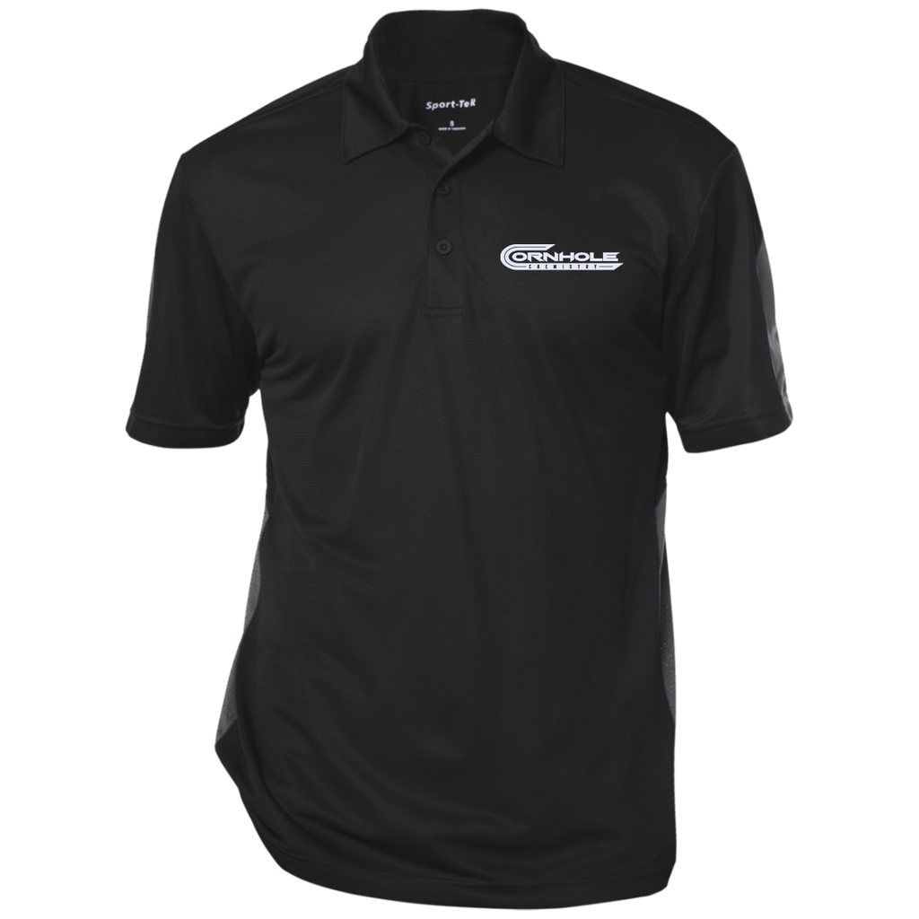 Cornhole Chemistry-Performance Textured Polo