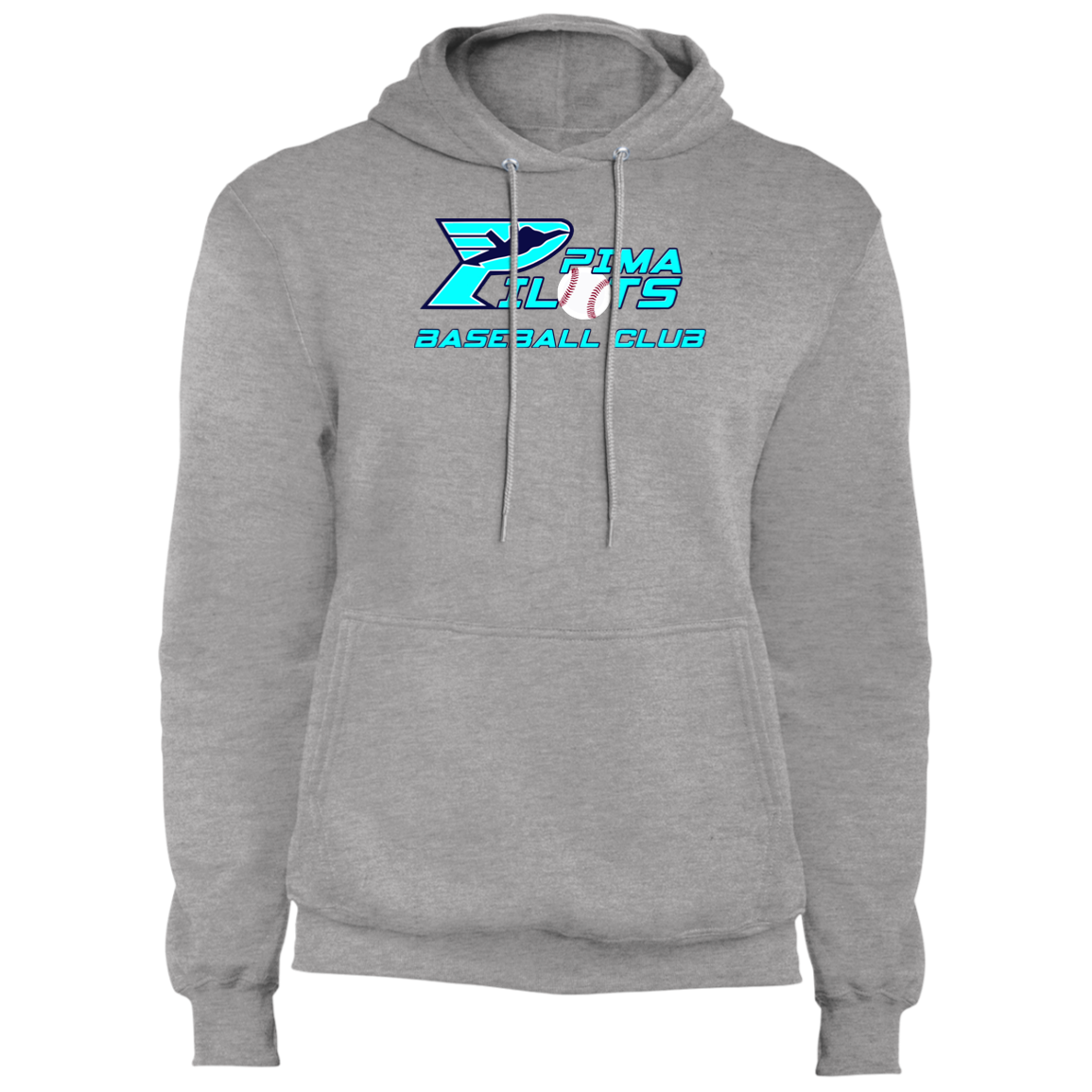 Pima Pilots-Fleece Pullover Hoodie