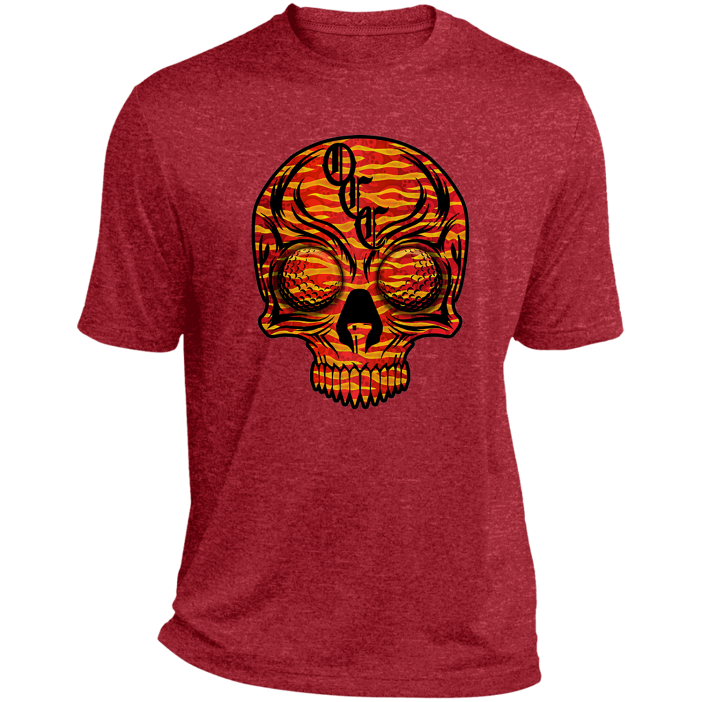 OCC SKULL 1 RED ST360 Heather Performance Tee