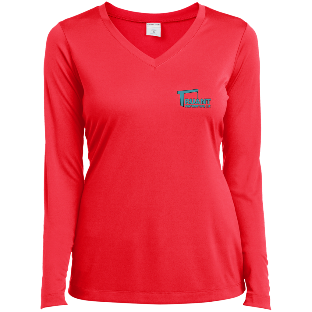 LST353LS Ladies’ Long Sleeve Performance V-Neck Tee