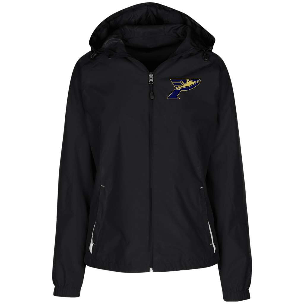 Pima Pilots-Ladies' Jersey-Lined Hooded Windbreaker
