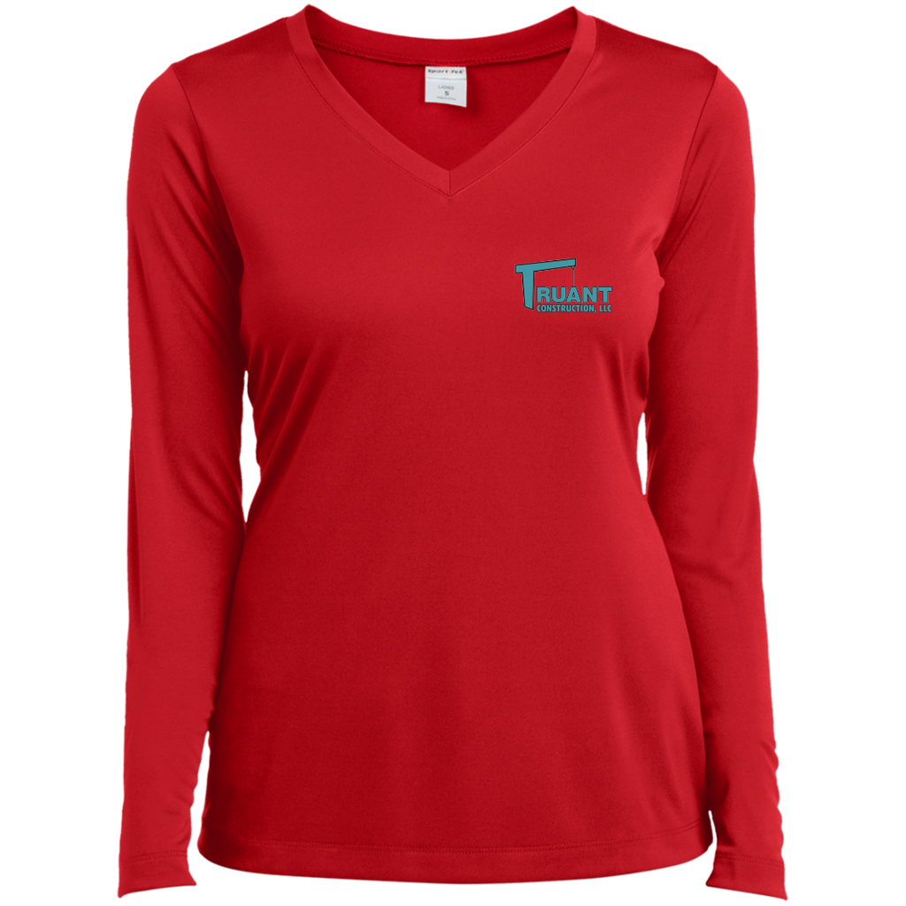 LST353LS Ladies’ Long Sleeve Performance V-Neck Tee