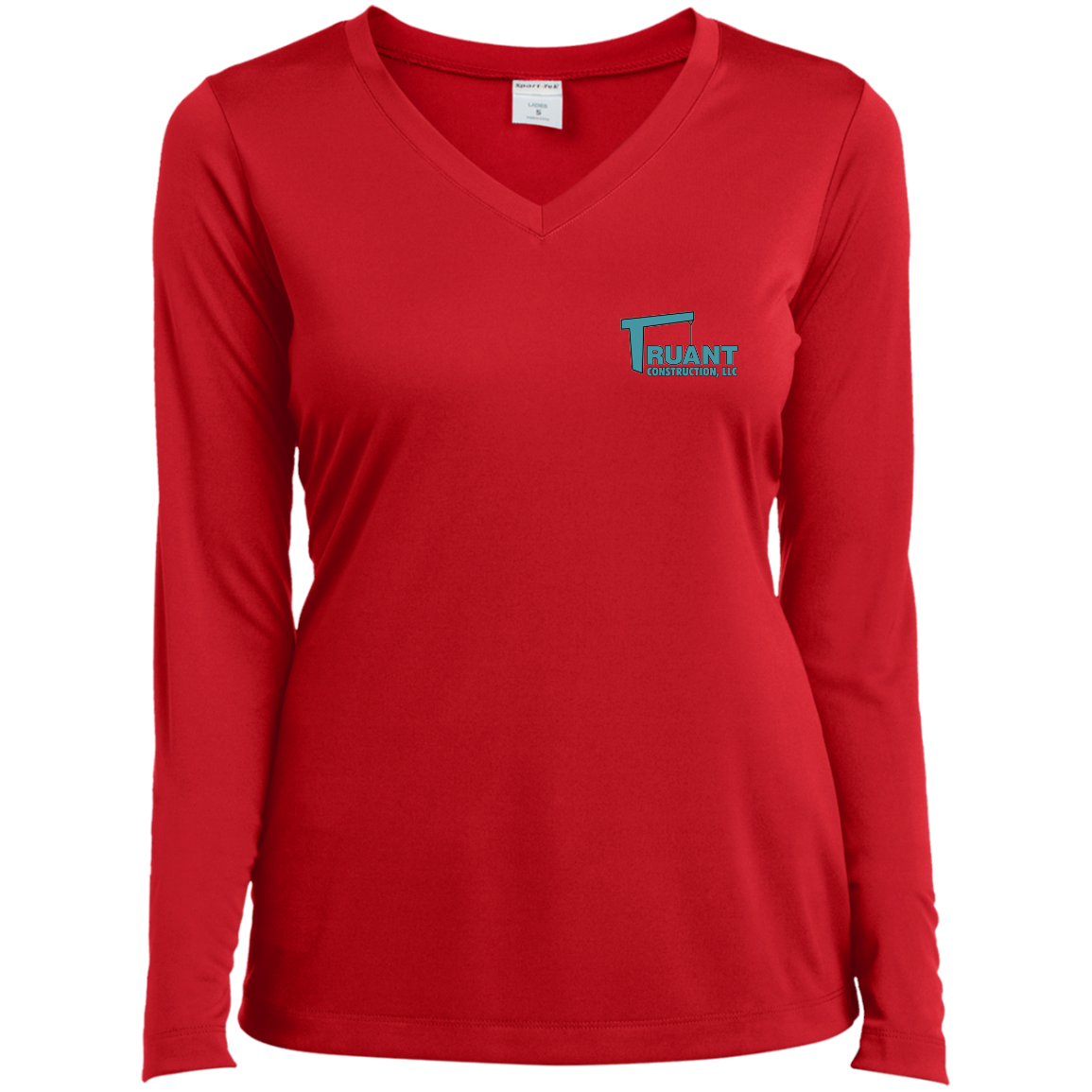 LST353LS Ladies’ Long Sleeve Performance V-Neck Tee