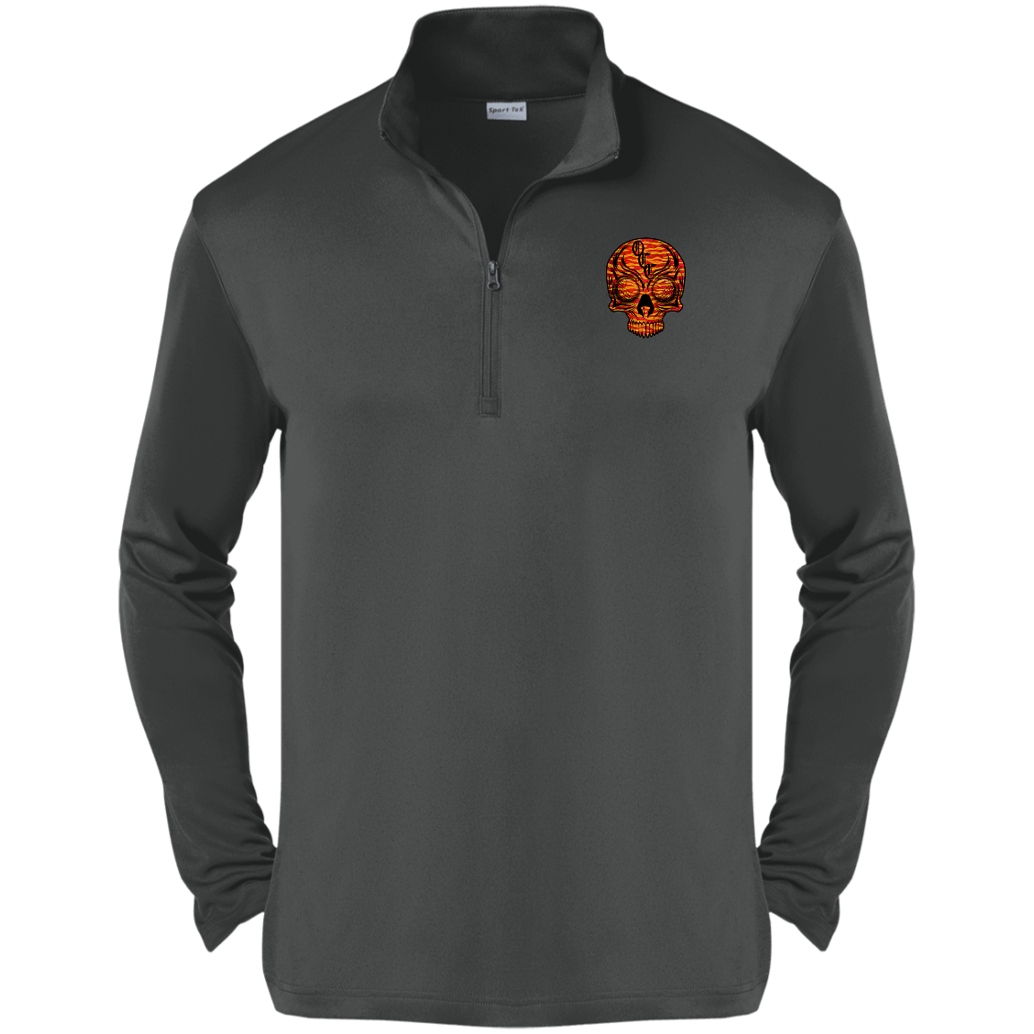 OCC SKULL 1 RED ST357 Competitor 1/4-Zip Pullover