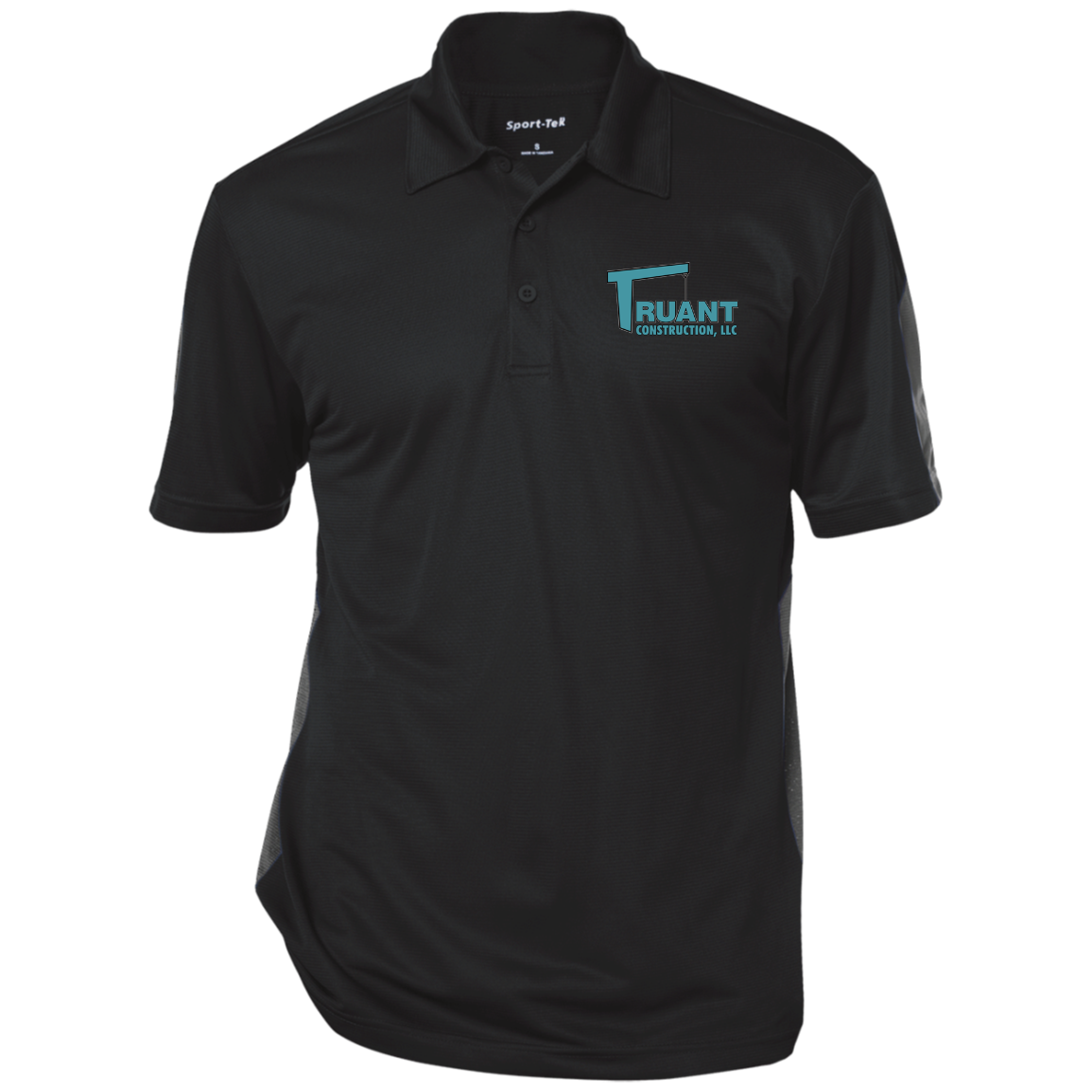 truant final polo ST695 Performance Textured Three-Button Polo