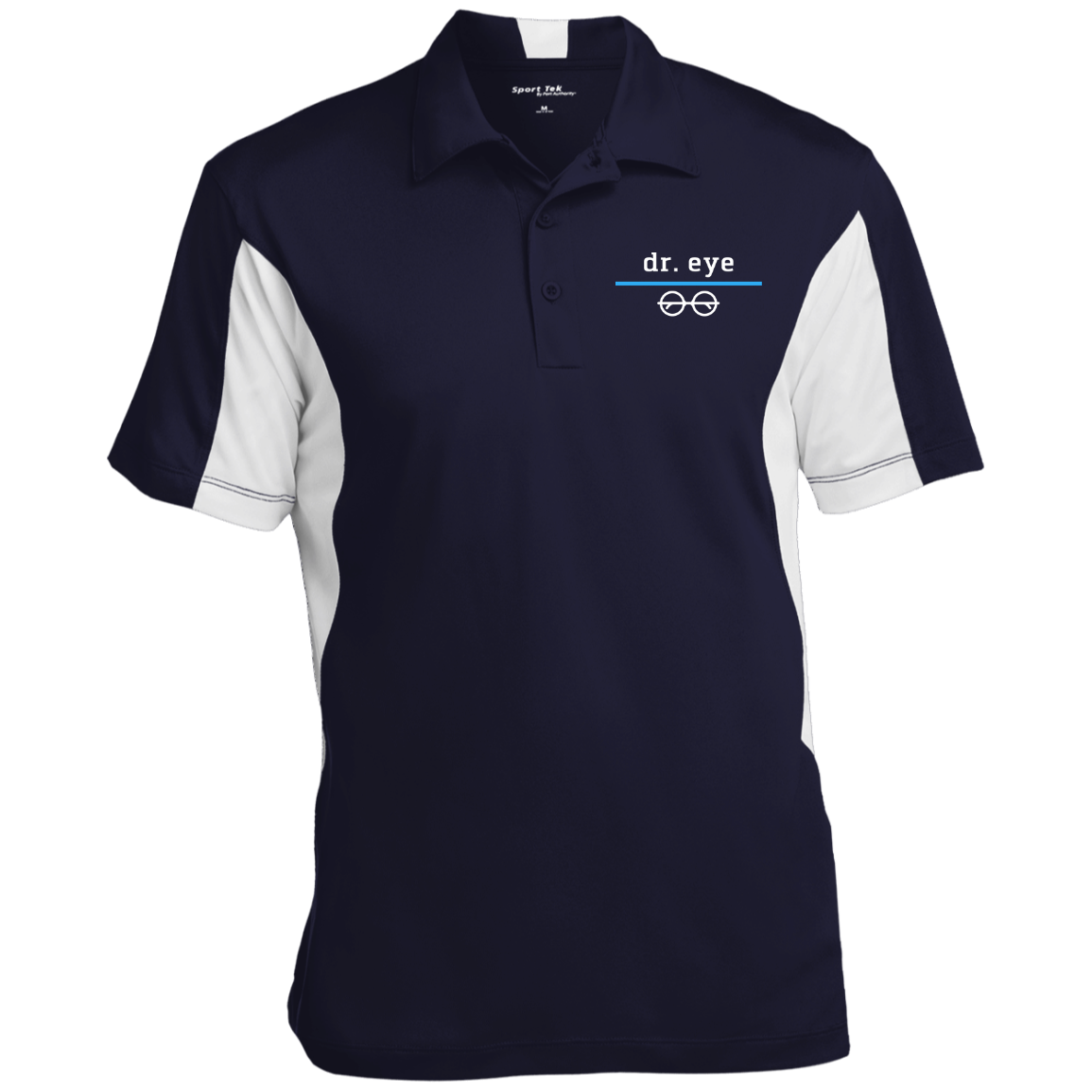 Dr. Eye-Men's Colorblock Performance Polo