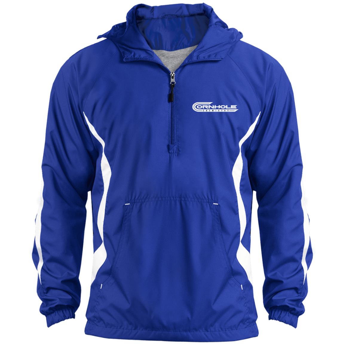 Cornhole Chemistry-Unisex Colorblock Raglan Anorak Jacket