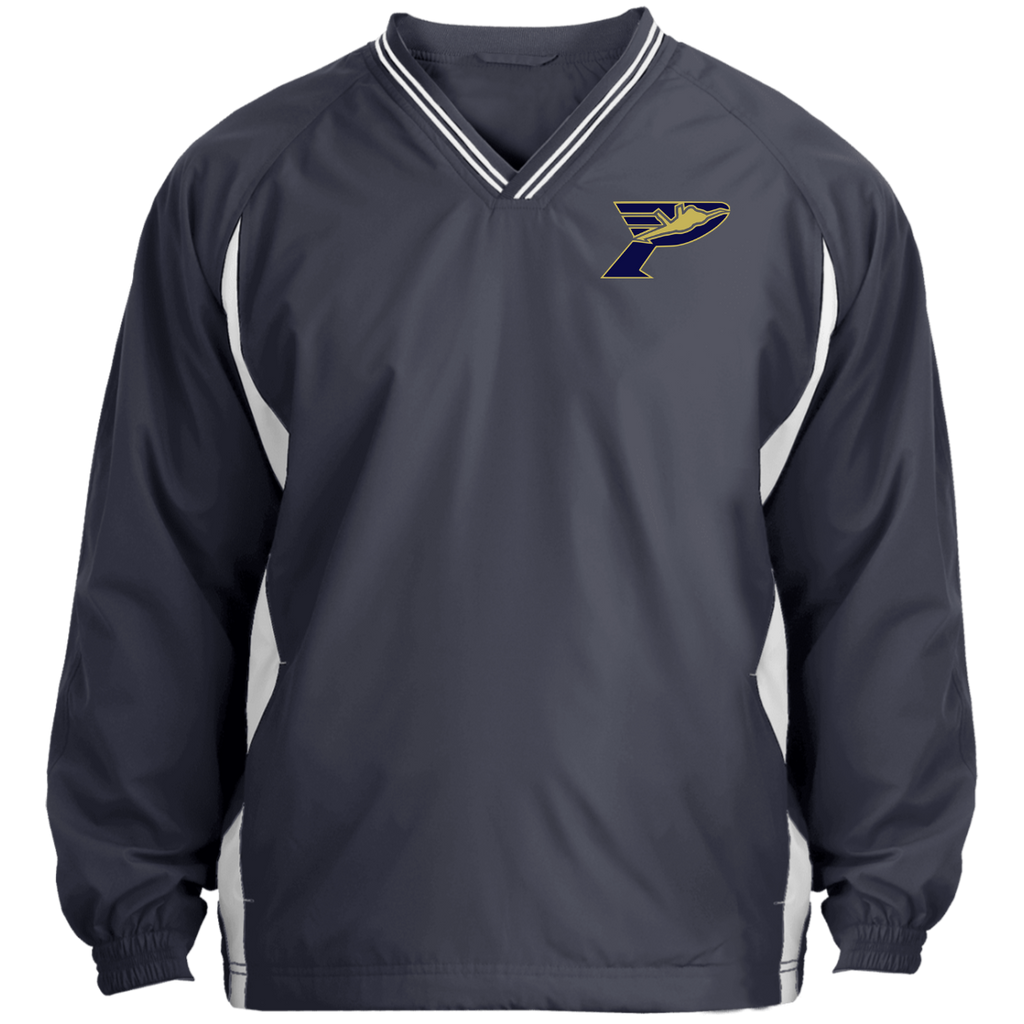 Pima Pilots-Tipped V-Neck Wind Shirt