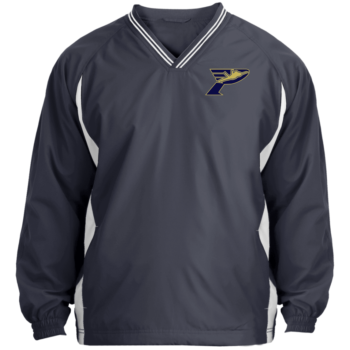 Pima Pilots-Tipped V-Neck Wind Shirt