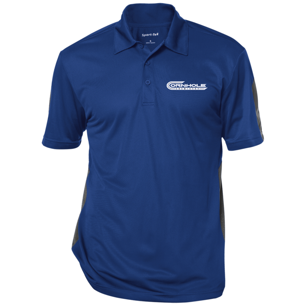 Cornhole Chemistry-Performance Textured Polo