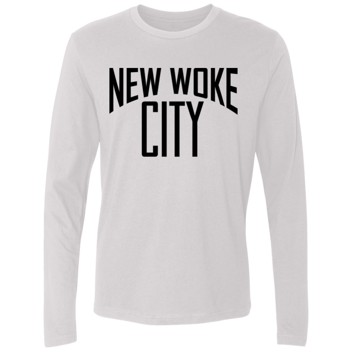 New Woke City-Next Level Men's Premium LS