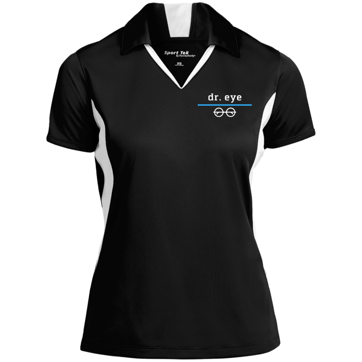 Dr. Eye-Ladies' Colorblock Performance Polo