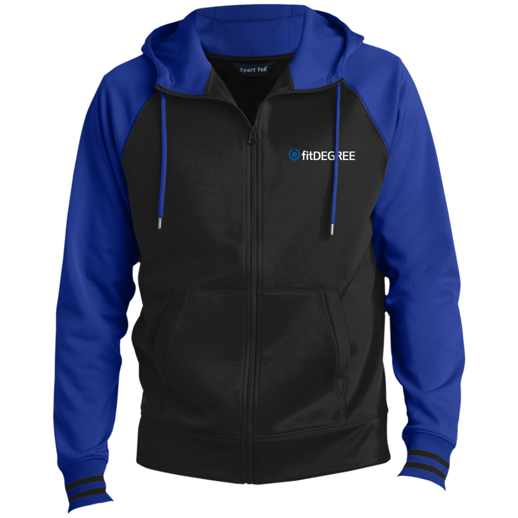 FitDegreeCustCatEMB fitDEGREE-Men's Sport-Wick® Hooded Jacket
