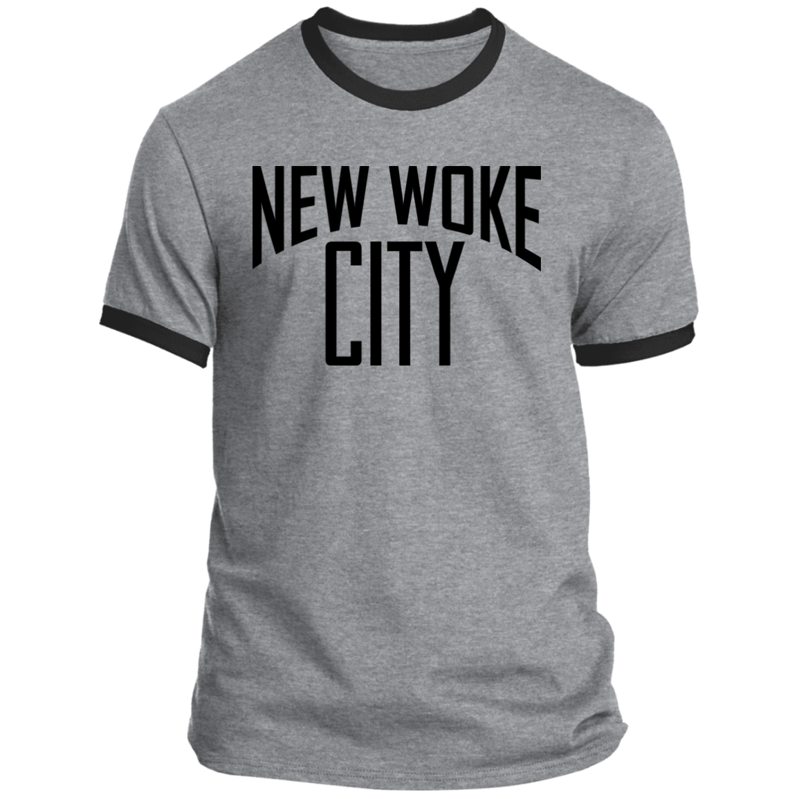 New Woke City-Ringer Tee