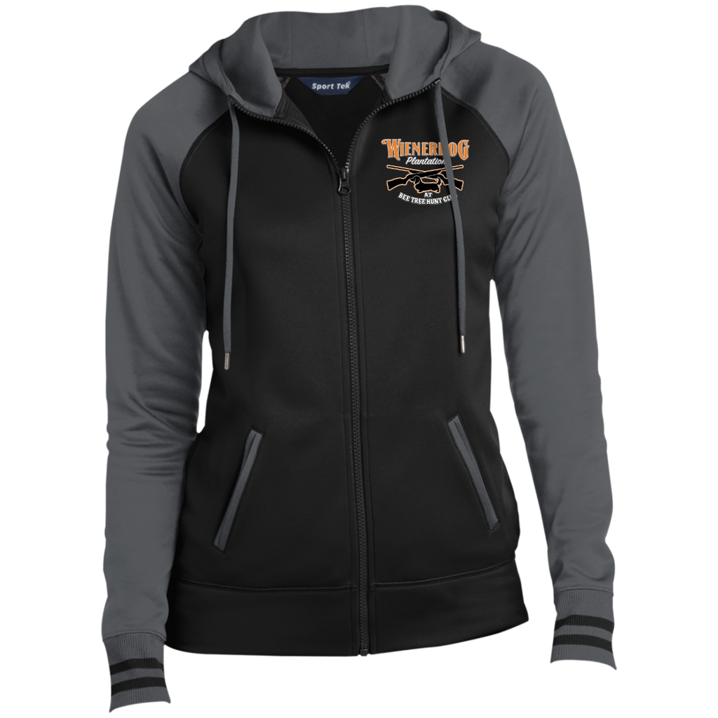 wienerdog polo LST236 Ladies' Sport-Wick® Full-Zip Hooded Jacket