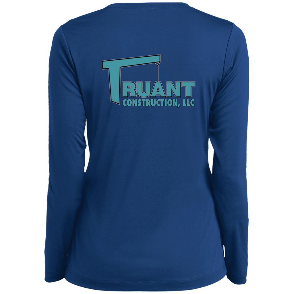 LST353LS Ladies’ Long Sleeve Performance V-Neck Tee