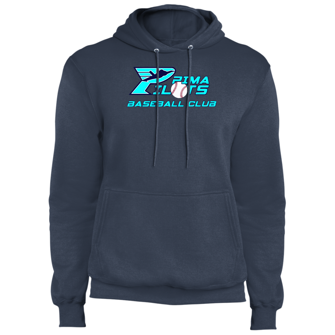 Pima Pilots-Fleece Pullover Hoodie