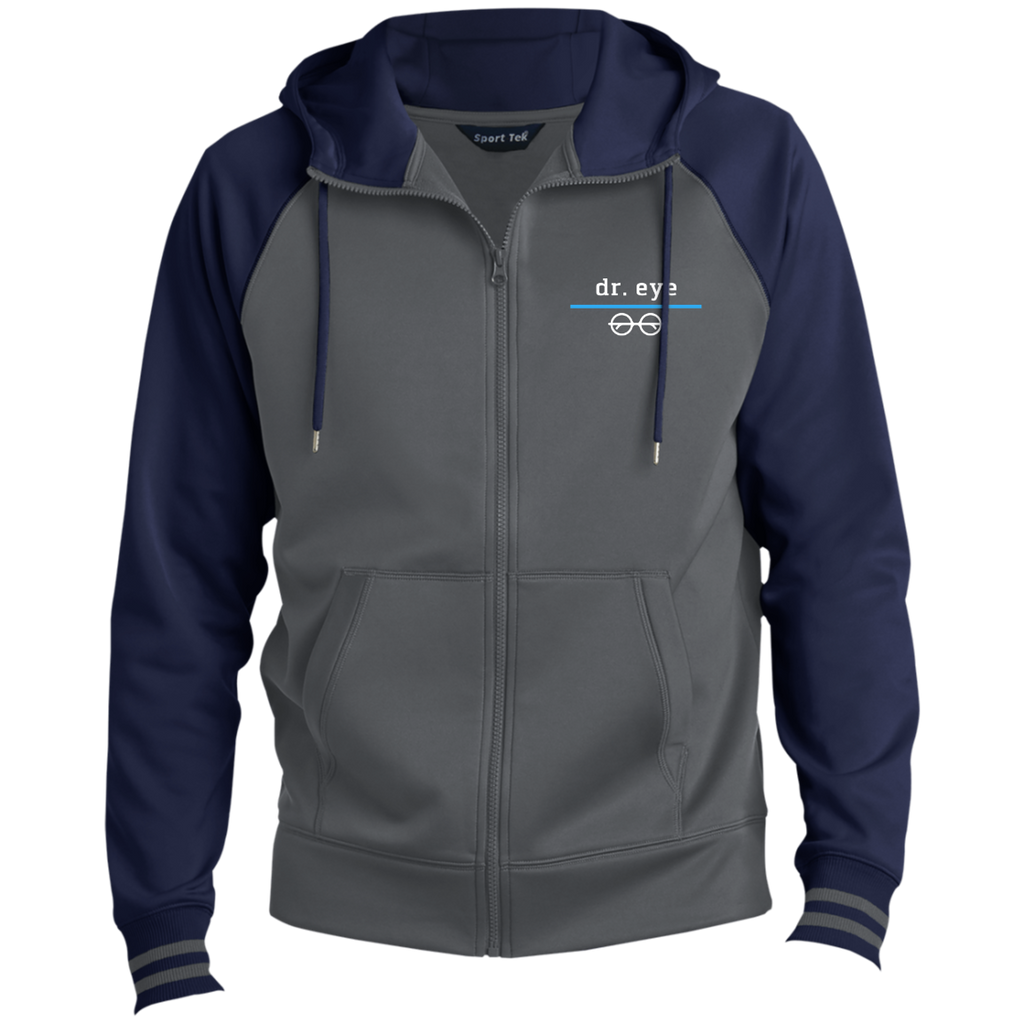 Dr. Eye-Men's Sport-Wick® Full-Zip Hooded Jacket