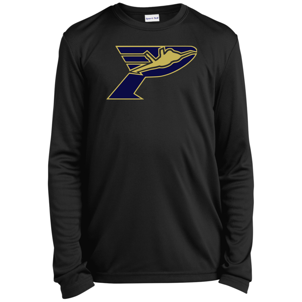 Pima Pilots-Youth Long Sleeve Performance Tee