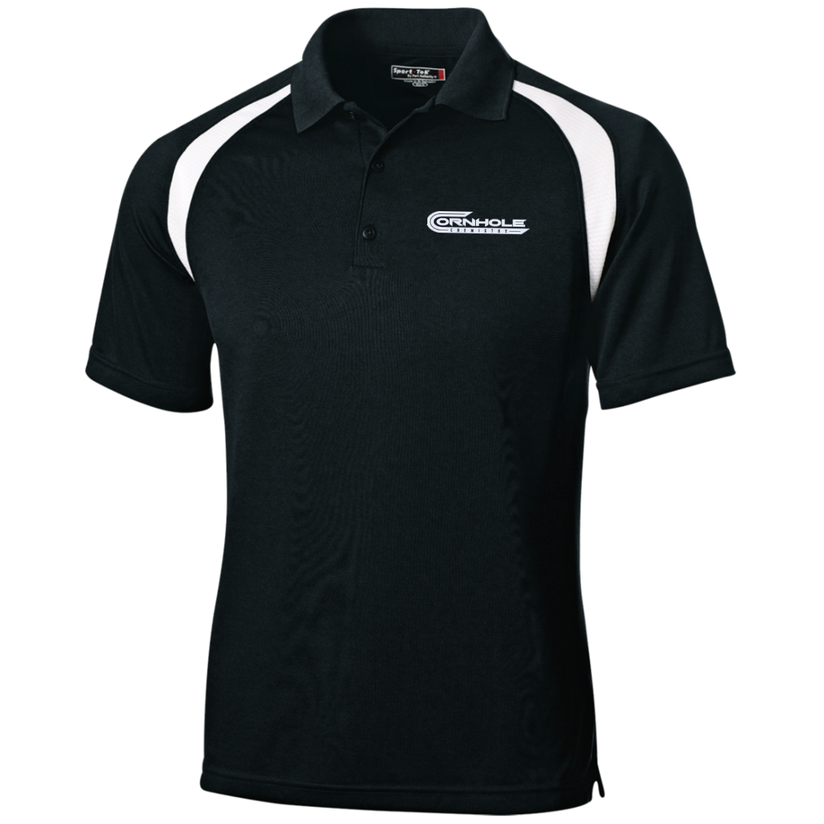 Cornhole Chemistry-Moisture-Wicking Tag-Free Golf Shirt