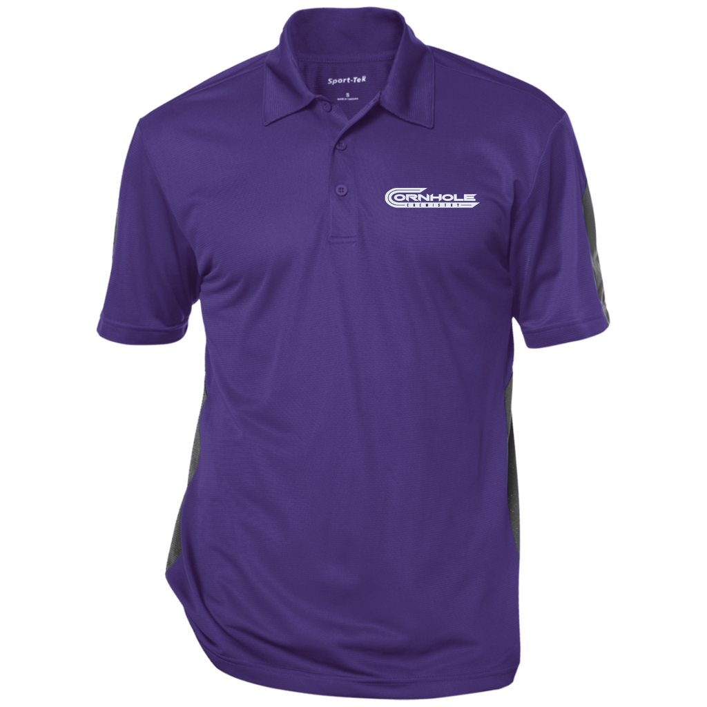 Cornhole Chemistry-Performance Textured Polo