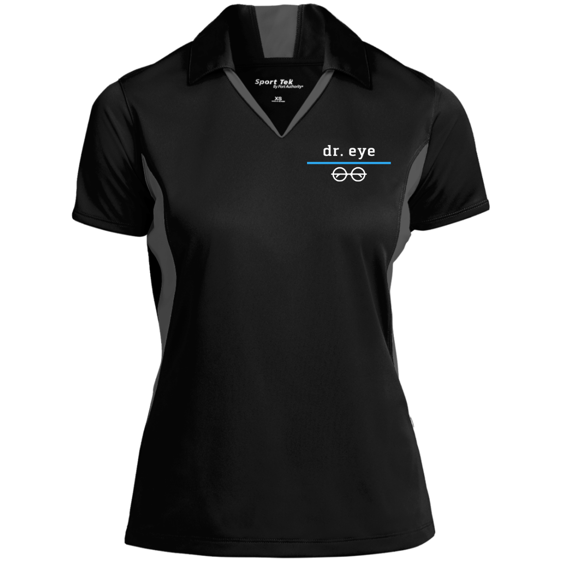 Dr. Eye-Ladies' Colorblock Performance Polo
