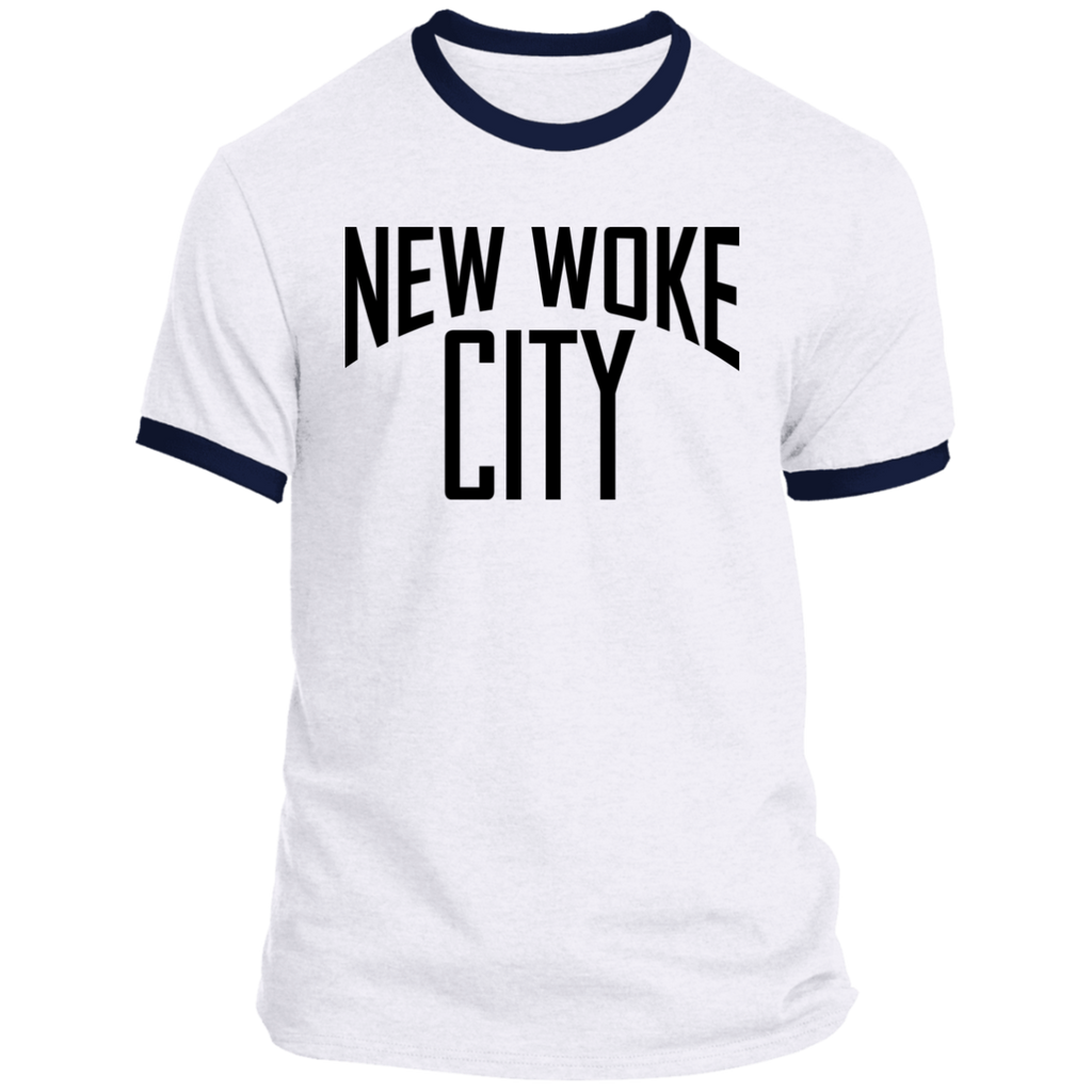 New Woke City-Ringer Tee