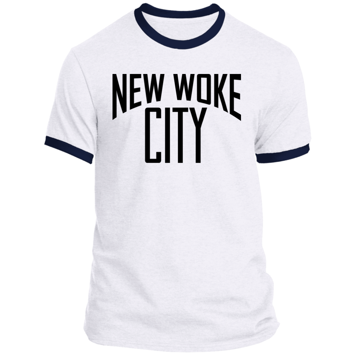 New Woke City-Ringer Tee