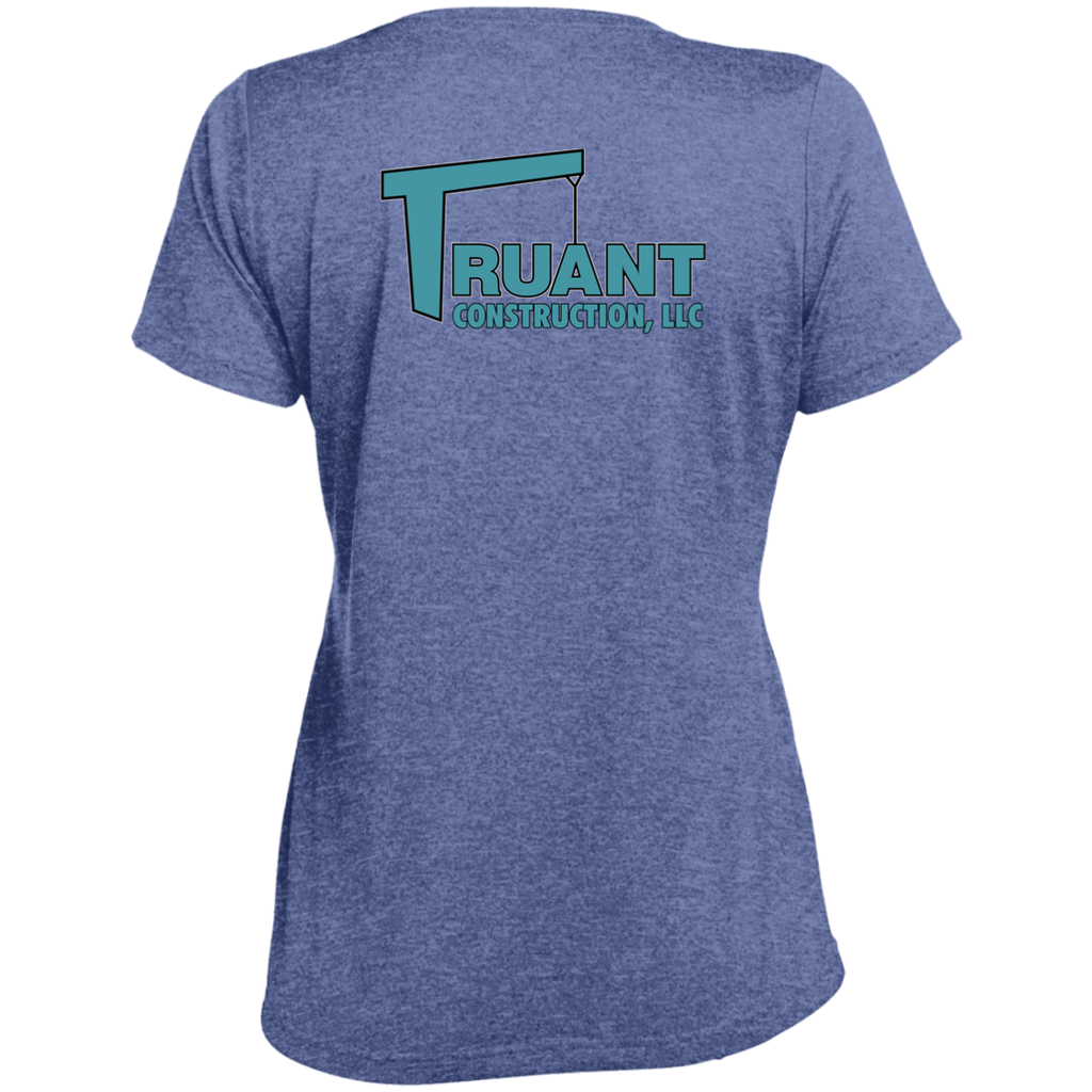 LST360 Ladies' Heather Scoop Neck Performance Tee