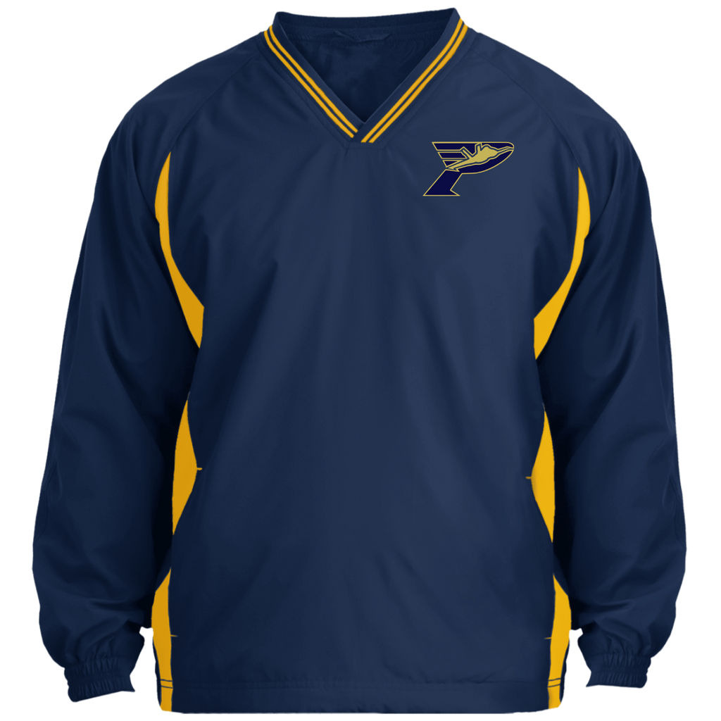 Pima Pilots-Tipped V-Neck Wind Shirt
