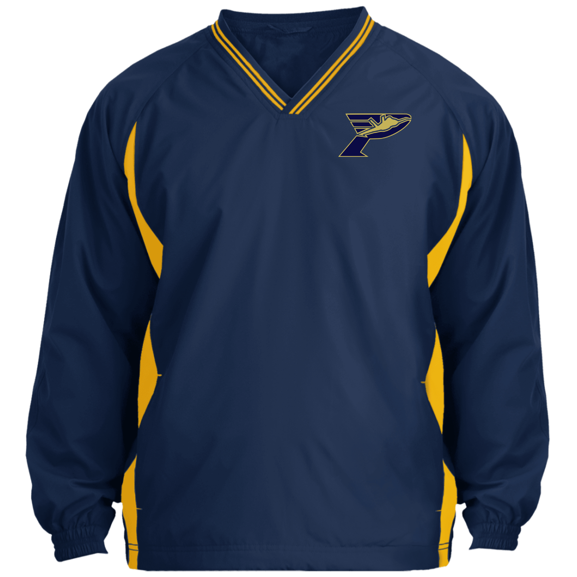 Pima Pilots-Tipped V-Neck Wind Shirt