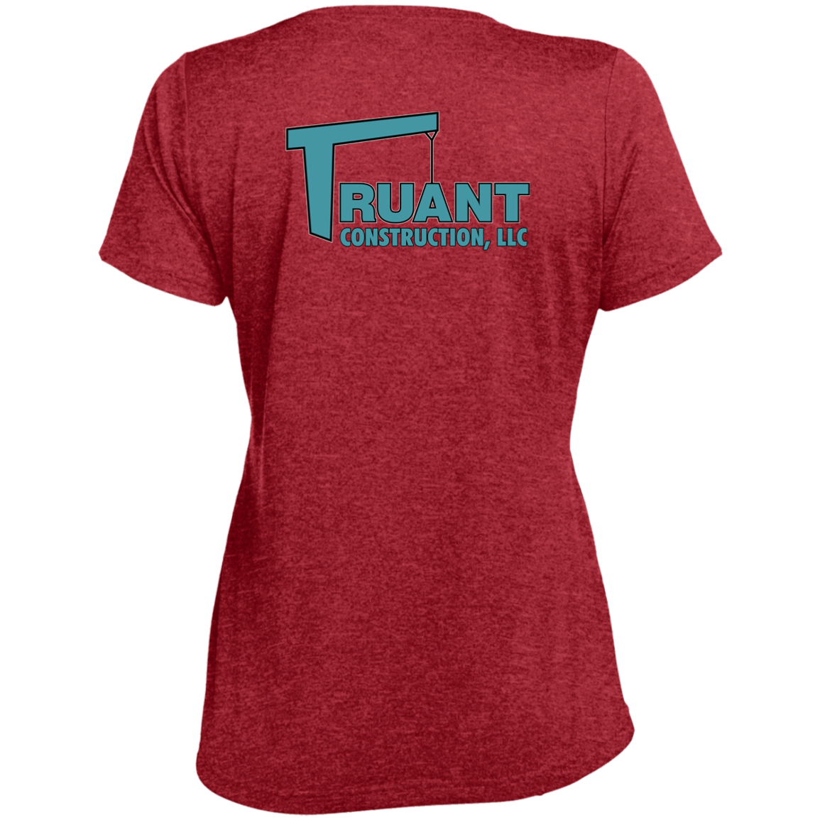 LST360 Ladies' Heather Scoop Neck Performance Tee