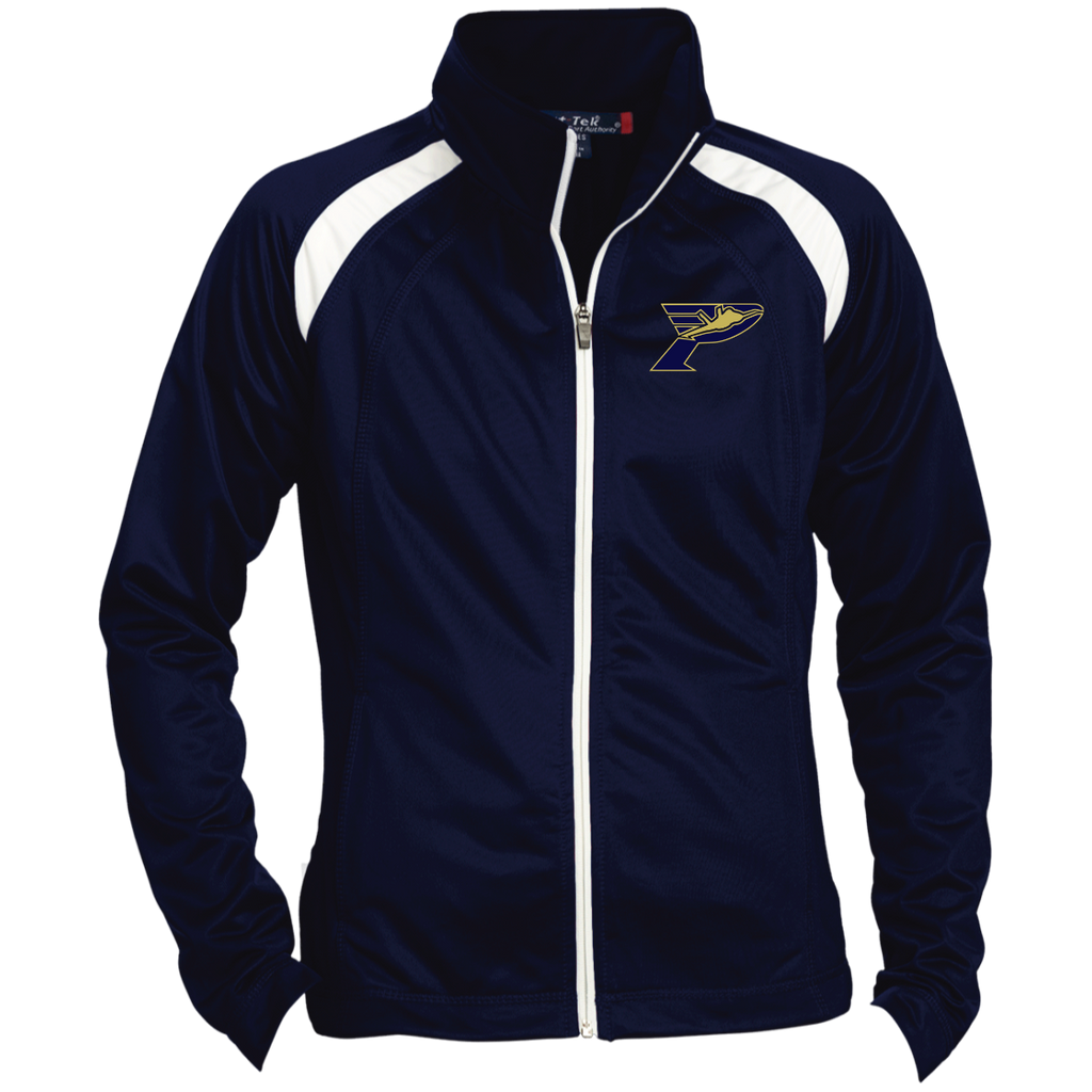 Pima Pilots-Ladies' Raglan Sleeve Warmup Jacket