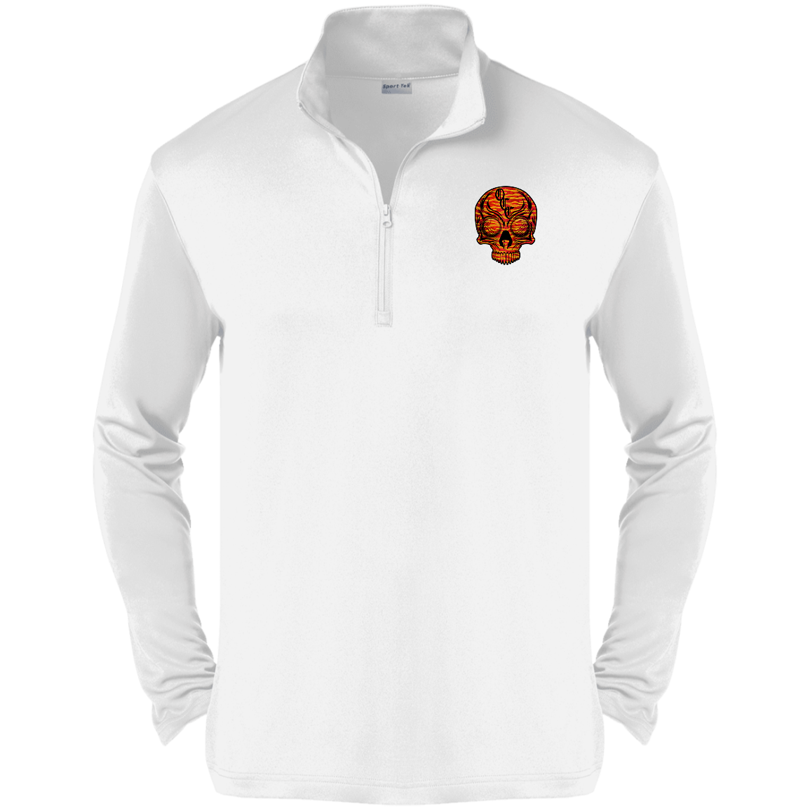 OCC SKULL 1 RED ST357 Competitor 1/4-Zip Pullover