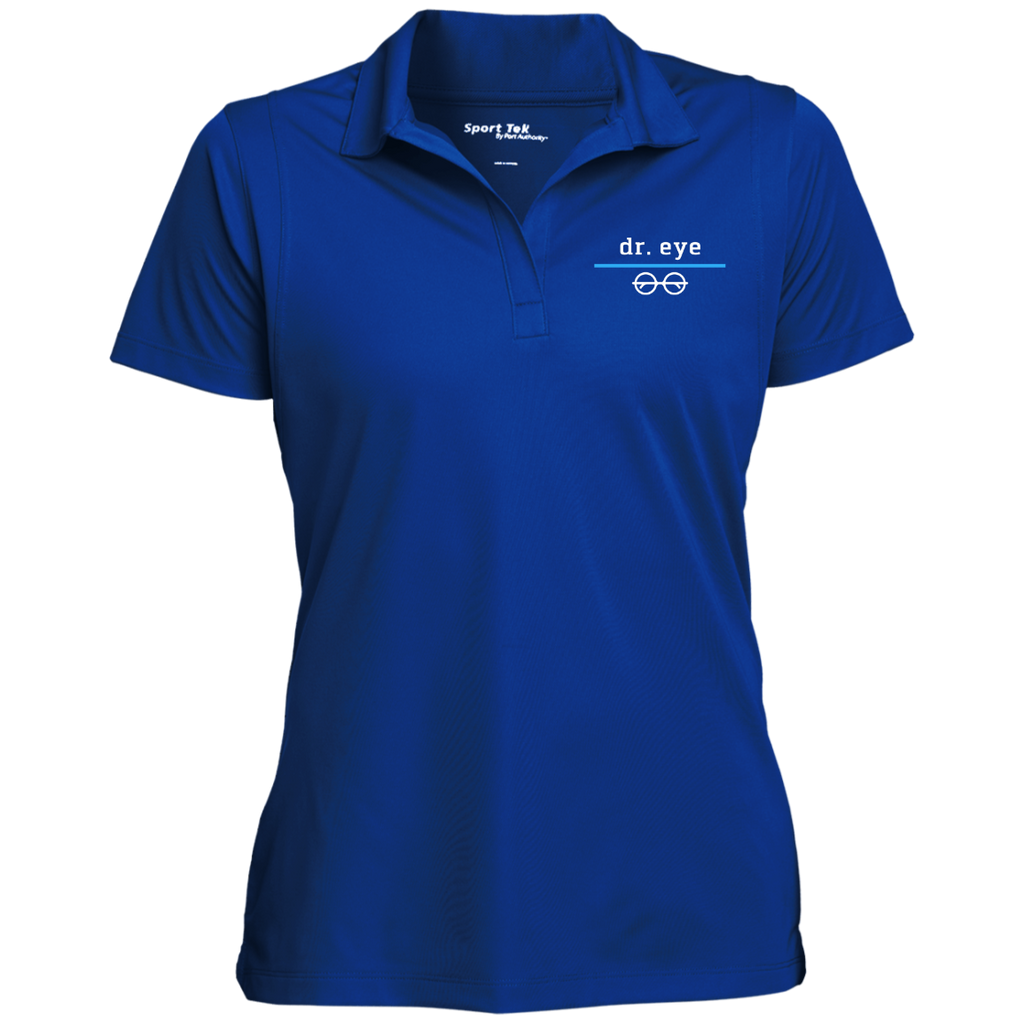Dr. Eye-Women's Micropique Tag-Free Flat-Knit Collar Polo
