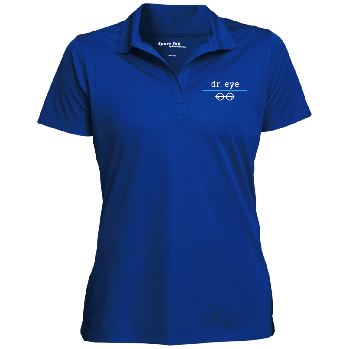 Dr. Eye-Women's Micropique Tag-Free Flat-Knit Collar Polo